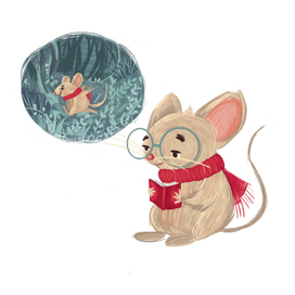 Мечтающей мышонок