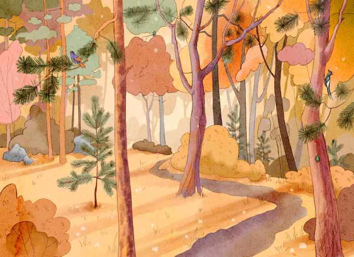 Форзац книги «Щучье озеро» 