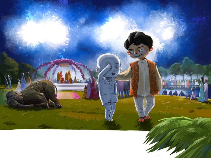 Dinesh smiled and said, “Danyavada, Babu.”