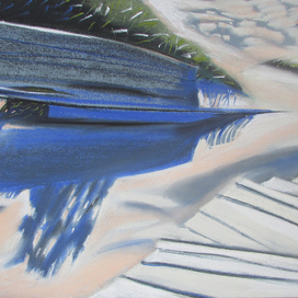 Дюна на Куршской косе. 2015. т.б., пастель. 50х65