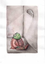 Mr. Toad in prison