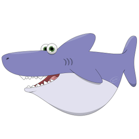Мультяшная акула