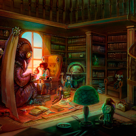 Чаепитие в библиотеке