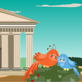 Райские птицы в Византии.