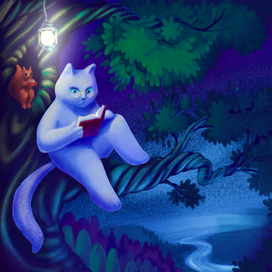 Кот учённый 