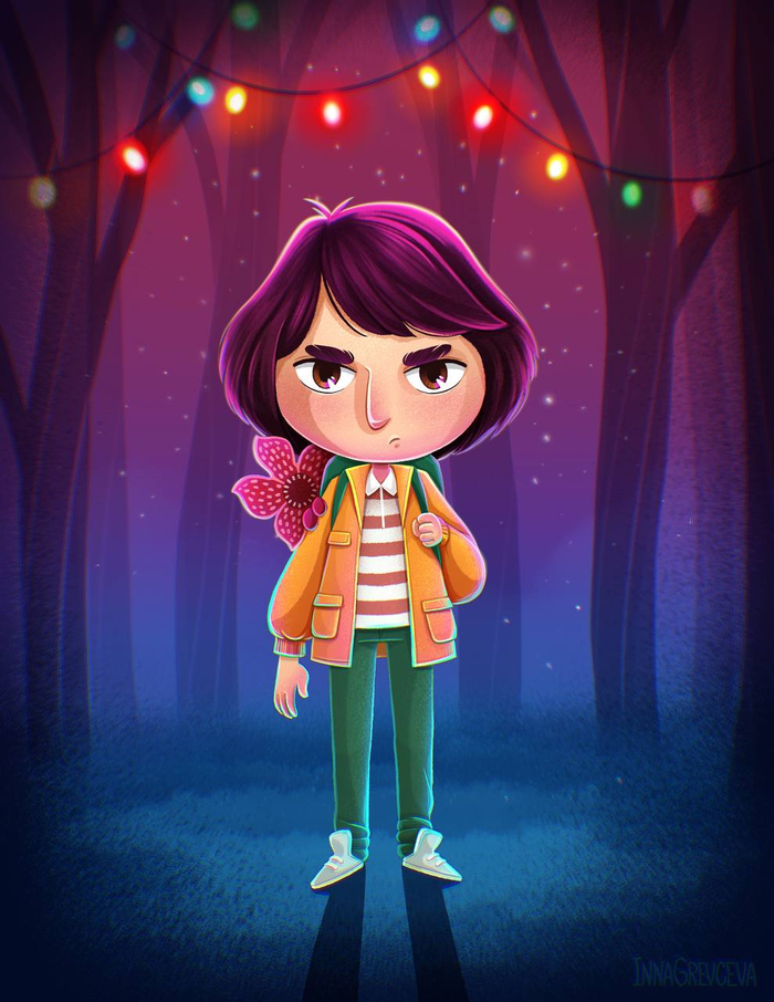 Майк Фанарт Очень странные дела