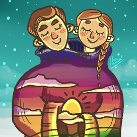 "Теплый закат", 2017