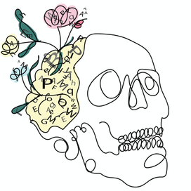 Череп с мыслями