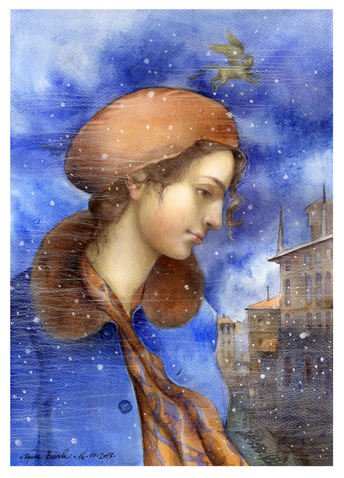 "Красные розы Казановы". Риточка. Иллюстрация. 