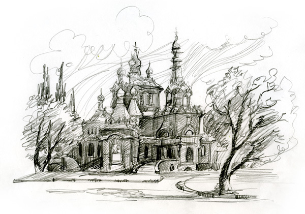 набросок по фото