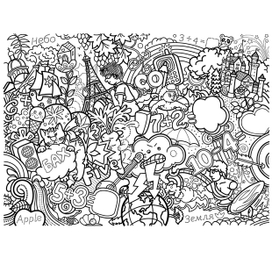 абстрактная раскраска