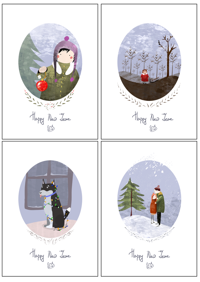 Добрые новогодние открытки