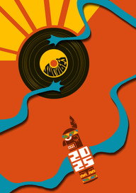 Визуальный стиль для фестиваля SUNVIBES