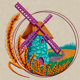 Буквица к сказке "Кот в сапогах"