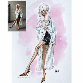 Fashion иллюстрация