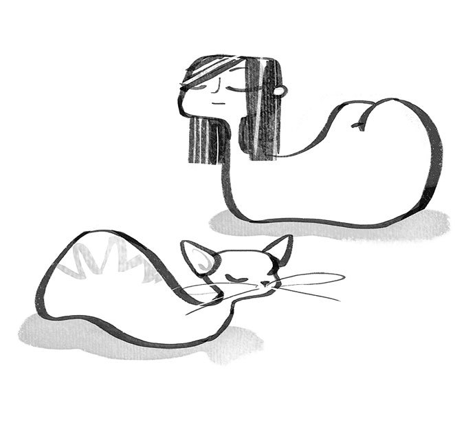 если бы люди умели прятать конечности, как кошки