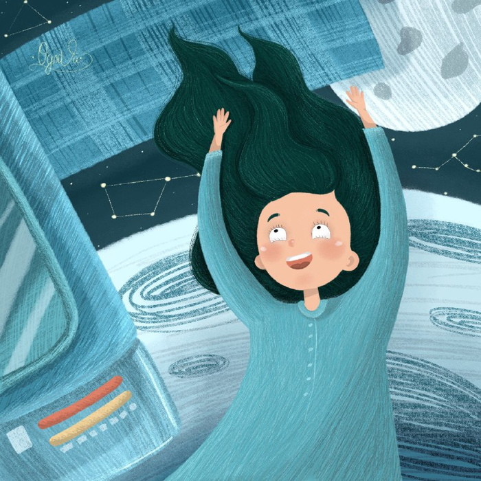 Полет во сне по прсторам космоса