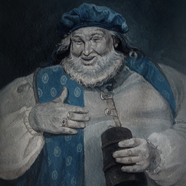 Иллюстрация к пьесе У. Шекспира " Генрих IV"