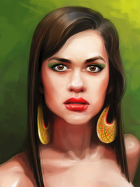 портрет девушки