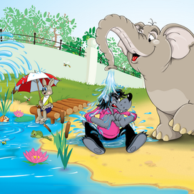 "Ну, погоди!" - зоопарк №3 для "Азбукварик Групп"