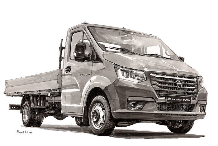 ГАЗель NN бортовая платформа (ГАЗ-A21R32)