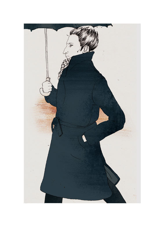 Человек в пальто