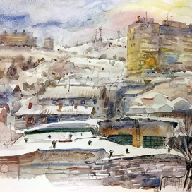 Город на сопках. Мурманск.