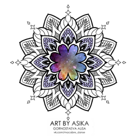 Мандала, Эскиз тату. Дотворк. Mandala, tattoo sketch, tattoo flash. dotwork