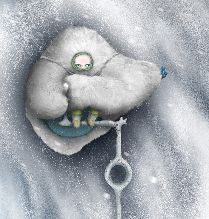 Девочка на жердочке. Фрагмент