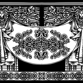 "Покров" бумага, маркер. 2015