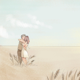 Иллюстрация к сборнику стихов "Все начинается с полета"