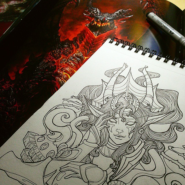 Иллюстрация по варкрафту