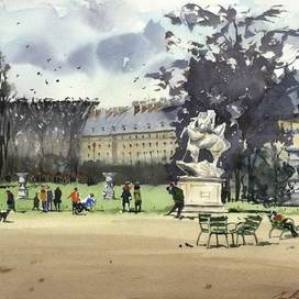 Париж. Парк Тюильри.