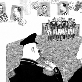 В Коммерсантъ Weekend. Иллюстрация к Б.Акунину