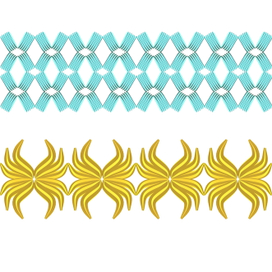 Бесшовные бордюры 3д