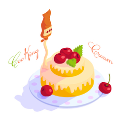 Вишневый торт