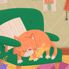 Кот Фергус и Рыбка. Книга для детей.