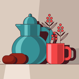 Натюрморт в digital