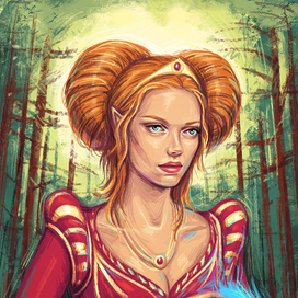 Арт по картам Гвинт из игры Ведьмак