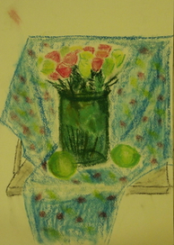 ваза с тюльпанами