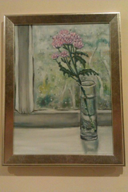 Цветы на подоконнике