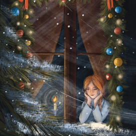 Рождественская открытка