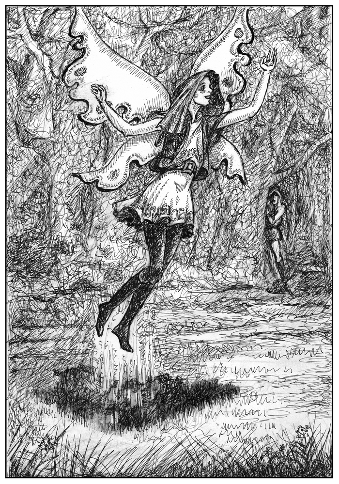 Иллюстрация к сказке "Слёзы фей"