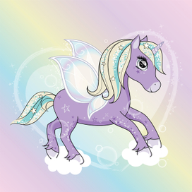 Милые единорожки - набор