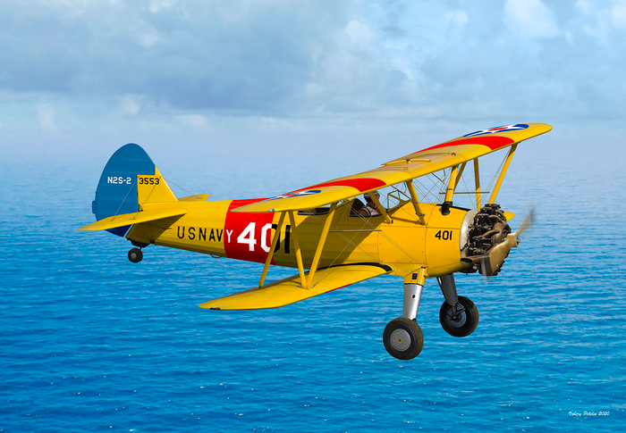 Stearman PT-13/N2S-2 (box art for ICM) 