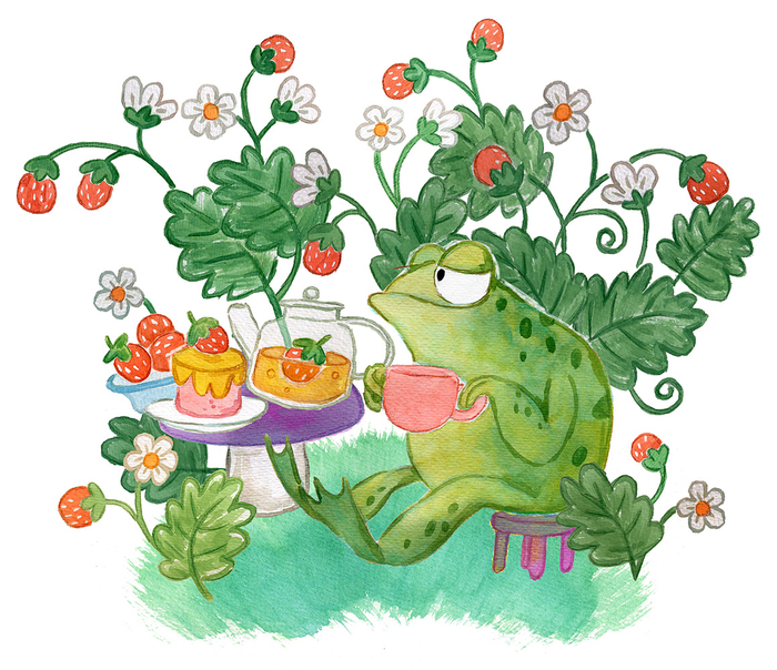 Земляничный чай