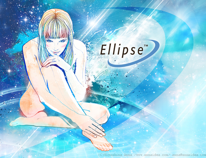 GALAXY GIRL. РЕКЛАМНЫЙ БАННЕР.