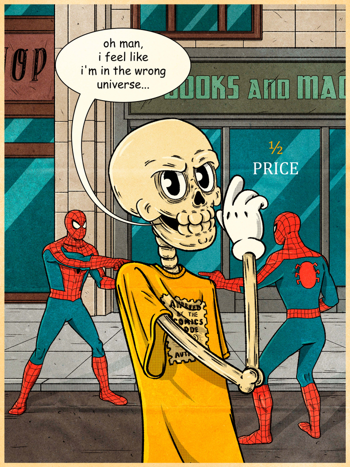 illustration for "The Adventure of Mr.Skull" #3