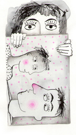 Мама, папа и сын