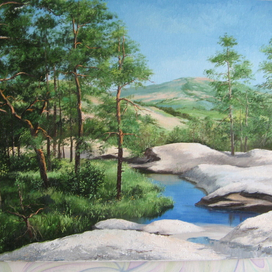 На вершине горы